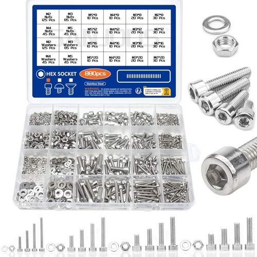 880pcs metric screws - 880pcs,
